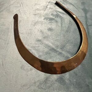Hammered Brass  Choker